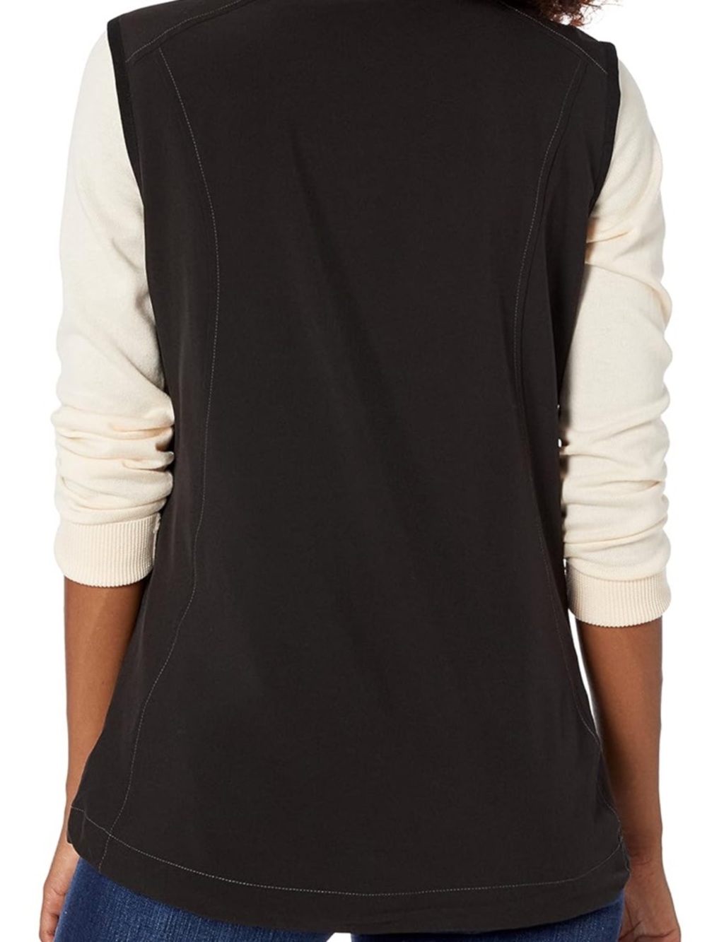 Charles River Apparel Black Women's Softshell Vest - Picture 2 of 9